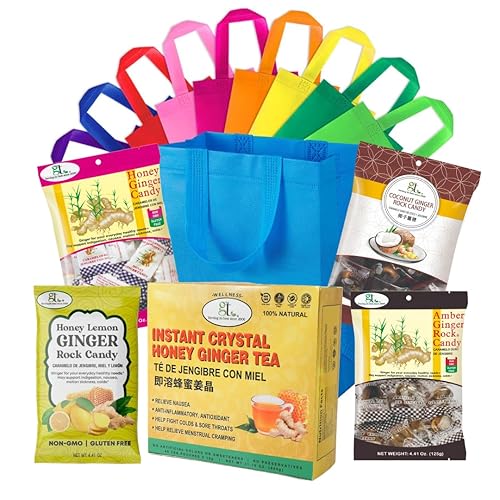 GT Instant Crystal Honey Ginger Tea Care Package, 21.18 Ounce Box (40 Tea Pouches)
