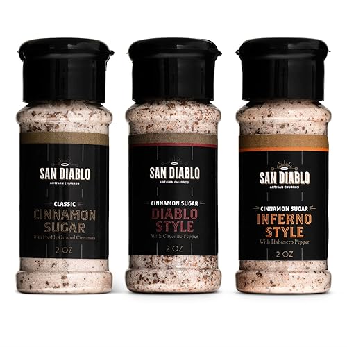 San Diablo Artisan Churros - Sweet & Spicy Cinnamon Sugar Trio