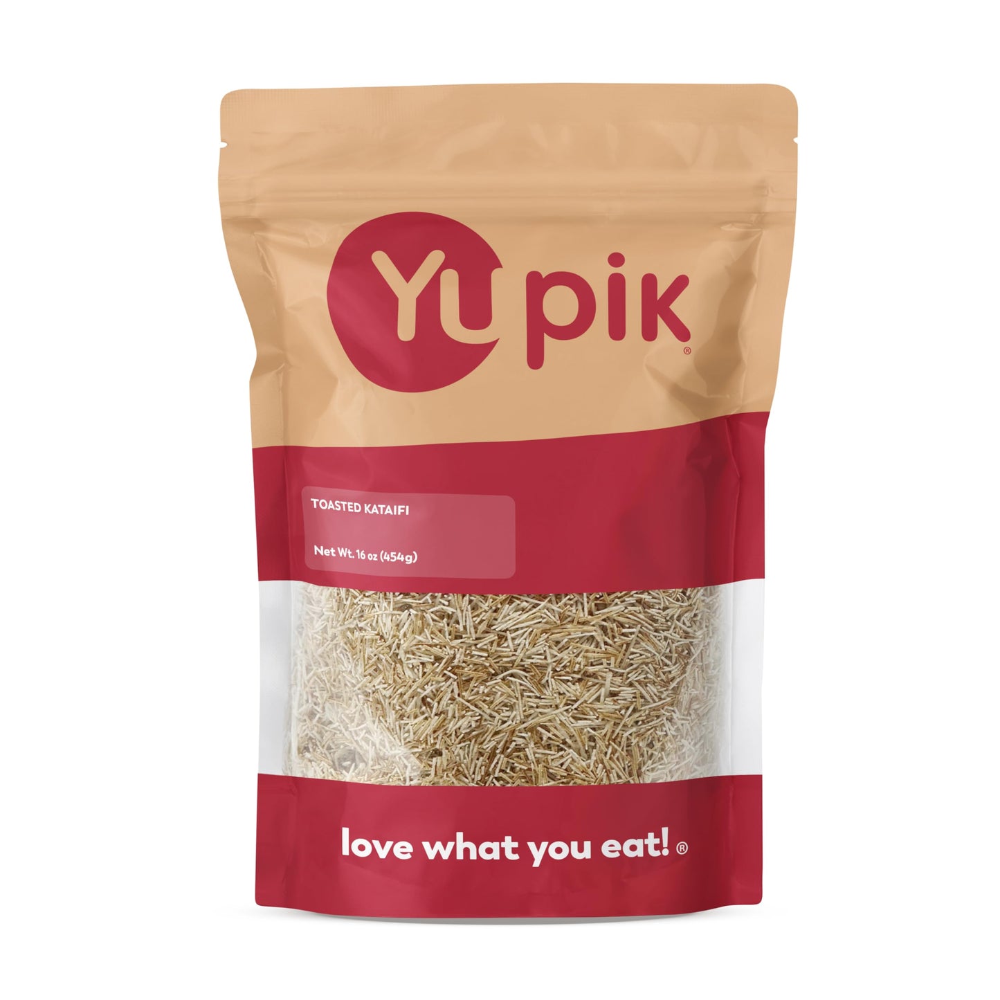 Yupik Toasted Kataifi 16 oz (1 lb), Kosher, Finely Shredded Fillo Dough, Crispy & Crunchy, Ready-to-Use, Ideal for Kanafeh, Baklava, Crispy Topping
