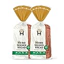 Hero Seeded Bread - Delicious Bread with 1g Net Carb, 0g Sugar, 60 Calories, 12g Fiber per Slice | Tastes Like Regular Bread | Low Carb & Keto