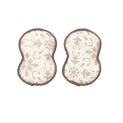 Bright Habits Sponge Set in Taupe - Set of 2 Super Absorbent Washable Reusable Cleaning Sponges Made from Recycled Materials, Durable Eco Friendly