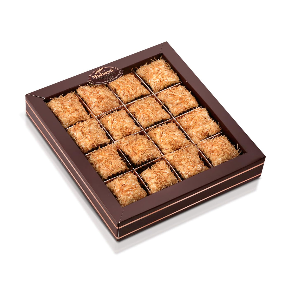 Malatya Pazari Biscuit Cream Turkish Delight with Kadaif Pieces, 12oz