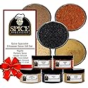 Ethiopian spice set - Contains: 5 Plastic Jars (1 each of: Nigella, Berbere, Ginger, Garlic, Cardamom ground)