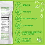 Go Raw Organic Sprouted Granola, Apple Cinnamon, 6 ct box of 8 oz bags