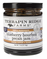 Terrapin Ridge Farms Blueberry Bourbon Pecan Jam - Sweet & Flavorful Jam with Blueberries, Pecans, Raisins, Cinnamon, and Bourbon - Perfect for Toast
