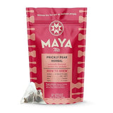 Maya Tea Prickly Pear Natural Flavor Herbal Tea Sachets, No Caffeine, Hibiscus & Chamomile Flowers with Rose Hip & Chicory Root, Pack of 20