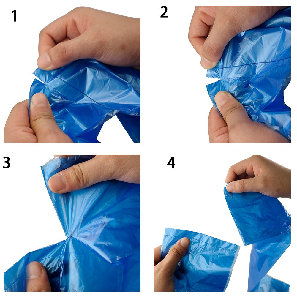Hommp 6 Gallon Trash Bags, 120 Counts/ 6 Rolls