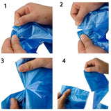 HOMMP 7 Gallon Medium Trash bags, 120 Counts