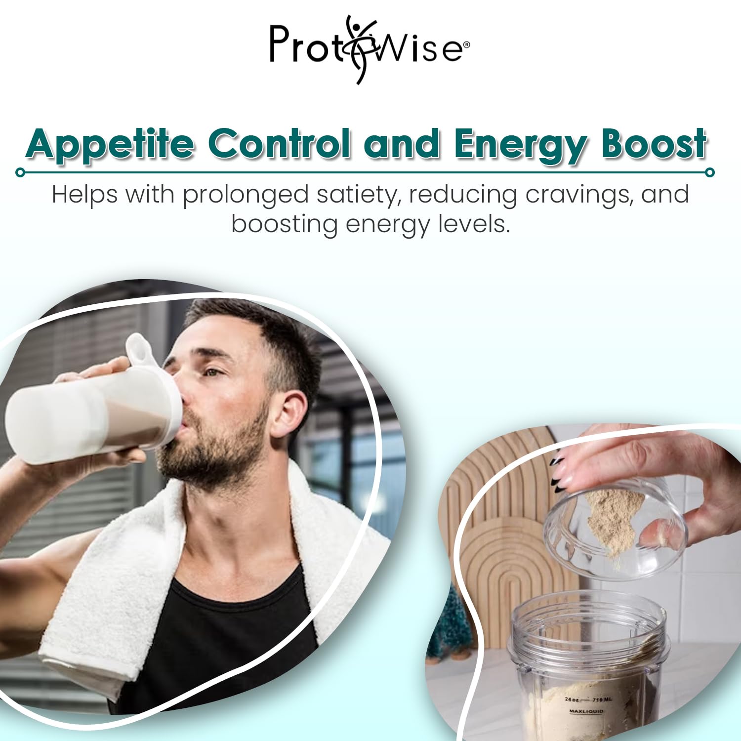 ProtiWise High Protein Shake & Pudding Mix | 15g Protein, Low Fat, Low Calorie, Low Sugar | Gluten Free KETO Diet | Meal Replacement for Hunger