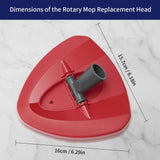 Spin Mop Replacement Base Compatible with Ocedar EasyWring 1 Tank System, Spin Mop Heads Replacements Base Compatible with O Cedar Replace Head