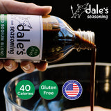 Steak Seasoning By Dale's, Reduced Sodium Blend, No Cholesterol | Delicious on All Meats, Fish | 16 oz Bottle (3 Pack) | No Long Marinating, Savory