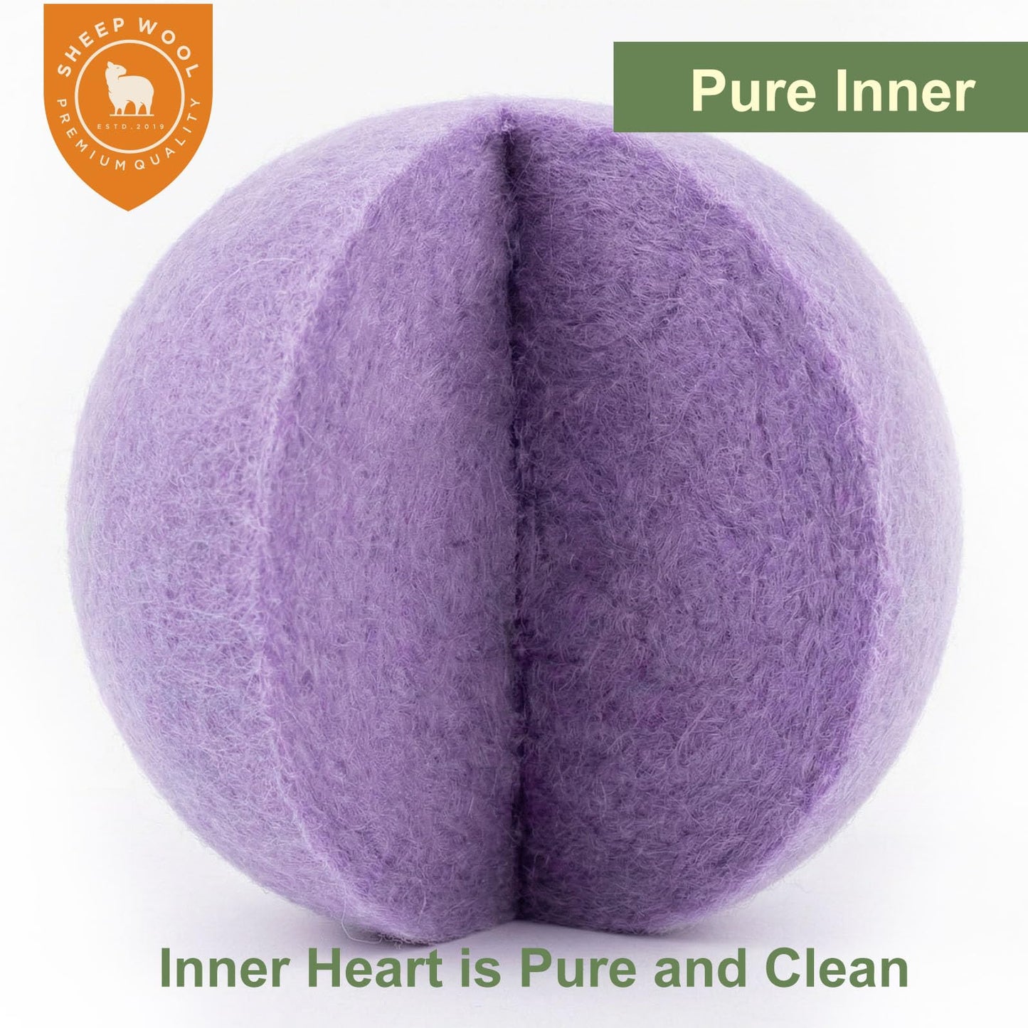 Wool Dryer Balls 3 Pack XL, Natural Fabric Softener New Zealand Wool?Handmade Organic Laundry Dryer Balls, Reusable 1000 Loads,Wrinkles Free, Shorten