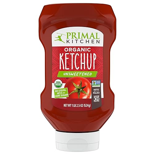 Primal Kitchen Organic Unsweetened Squeeze Ketchup, 18.5 OZ