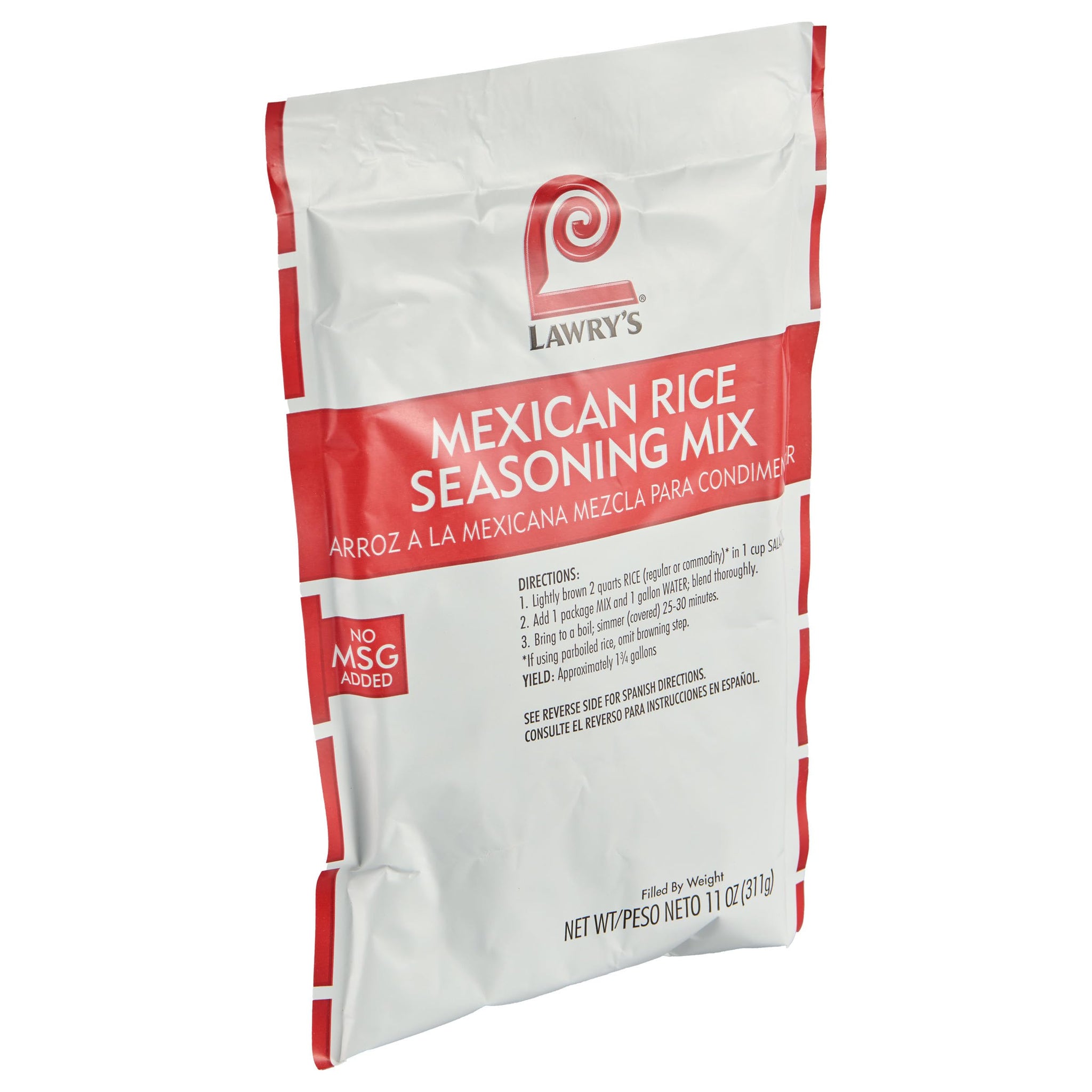 Lawry's Mexican Rice Seasoning Mix, 11 oz - One 11 Ounce Bag of Rice Seasoning Mix for a Subtle Spicy Flavor, Perfect for Seasoning Rice, Meat