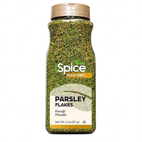 iSpice - Dried Curly Parsley | Premium Kosher Herb | Bulk Size | Parsley Curly Flakes (2 OZ)
