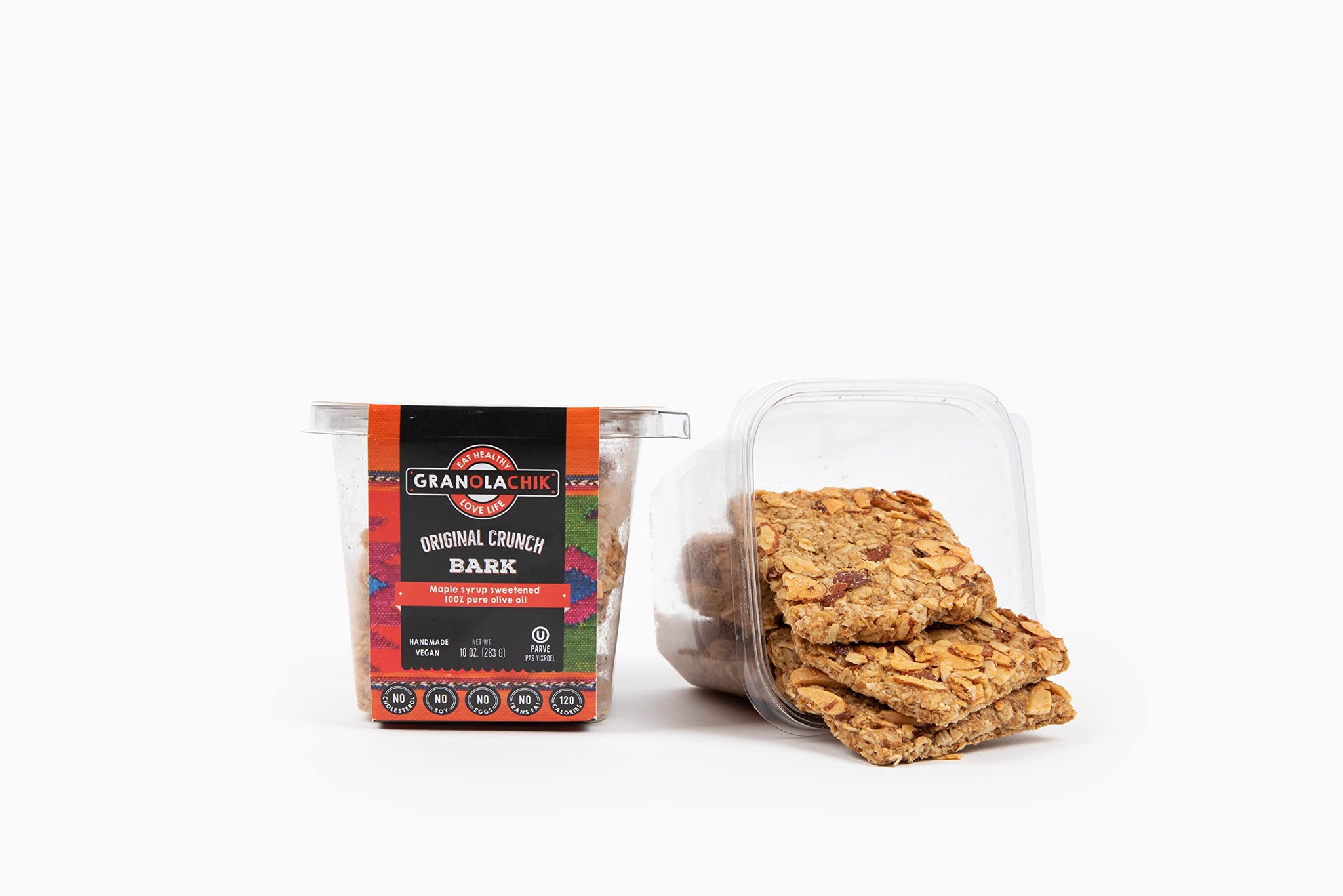 Granolachik Artisanal Granola Bark, Vegan, No Refined Sugars Maple Syrup Sweetened (3 Flavor Variety Pack, 3 Pack)