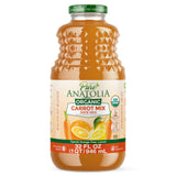 Pure Anatolia Organic Carrot Juice Mix 32 fl oz - Organic Juice Blend with Carrot, Orange, Pear & Lemon - Vegetable Drink With No Sugar Added, Vegan