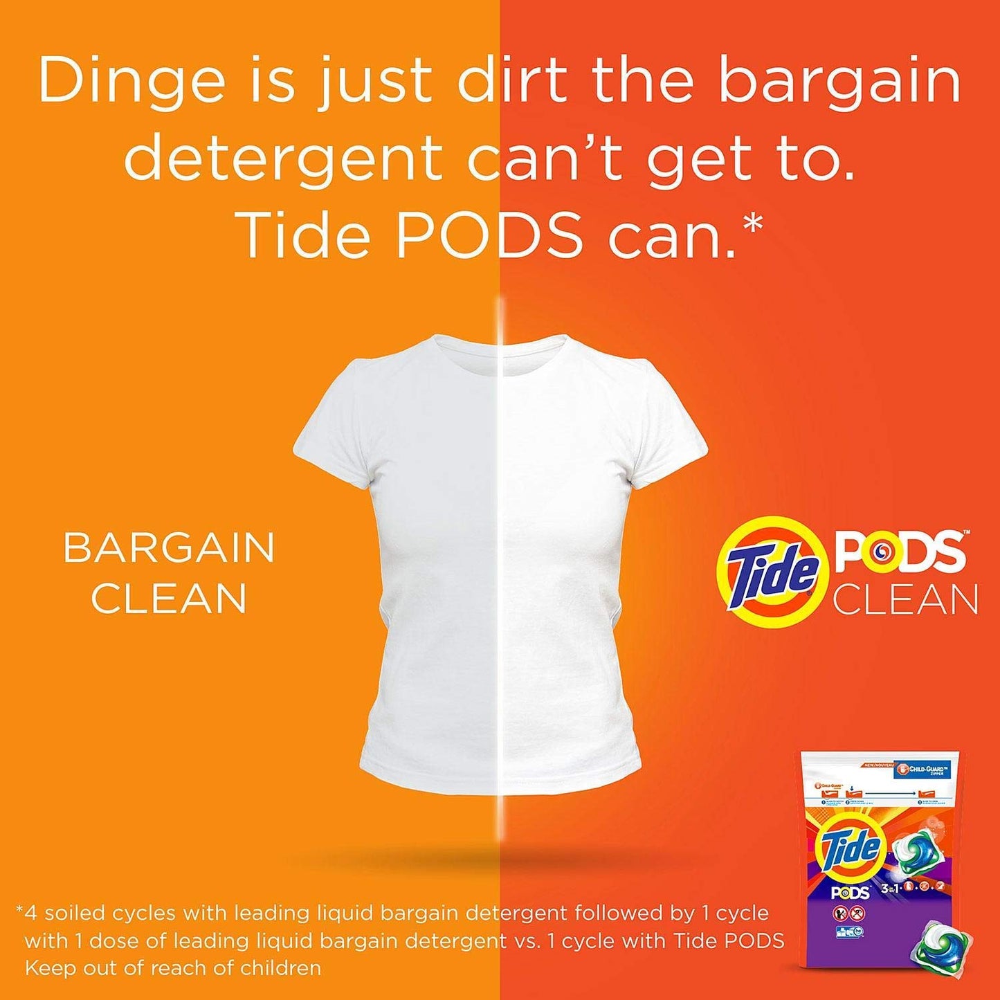 Tide PODS Liquid Laundry Detergent Pacs, Spring Meadow (168 ct.)