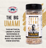 Tuffy Stone The Big Umami Seasoning | 6x World Barbecue Grand Champion | Savory All Purpose Seasoning | Salt, Pepper, Garlic with an Umami Kick | 8.5