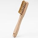 DadMode Laundry Stain Brush - Removes 25% More Stains - Beechwood Laundry Brush with Boar’s Hair Bristles - Ergonomic Handle for Clothes, Kids Messes