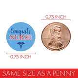 Nursing School Graduation Candy Stickers, Nurses Call The Shots, 180 Count