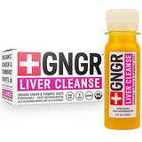+GNGR Liver Cleanse Detox & Repair, Cold-Pressed Ginger Shot with Organic Milk Thistle, Dandelion, Turmeric & Ultra-High Absorption Curcumin for Liver