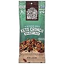 Second Nature Keto Crunch Smart Snack Mix, 1.75 oz Individual Packs (Pack of 12) - Keto Gluten Free Snack - No Sugar Added Dark Chocolaty Drops