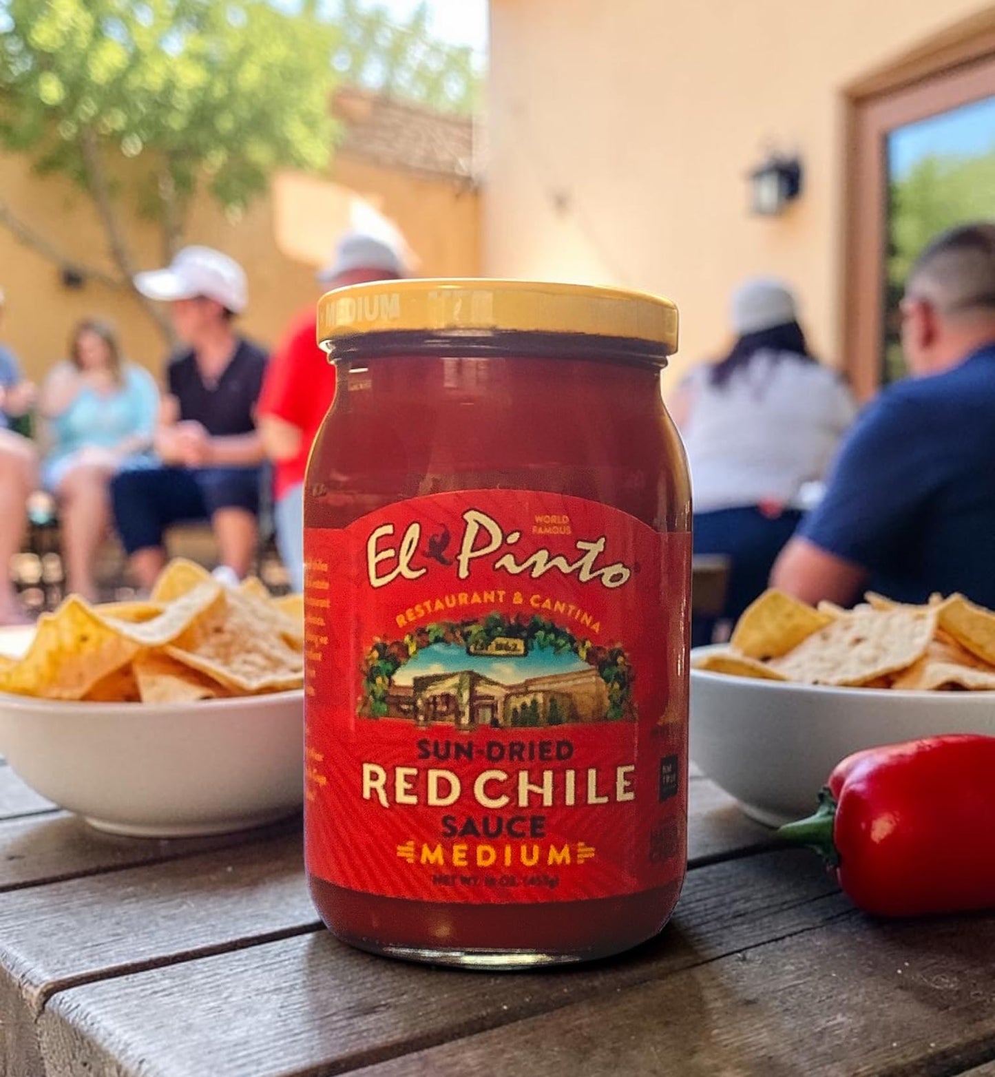 El Pinto Red Chile Sauce, Medium, 16 Ounce (Pack of 6)