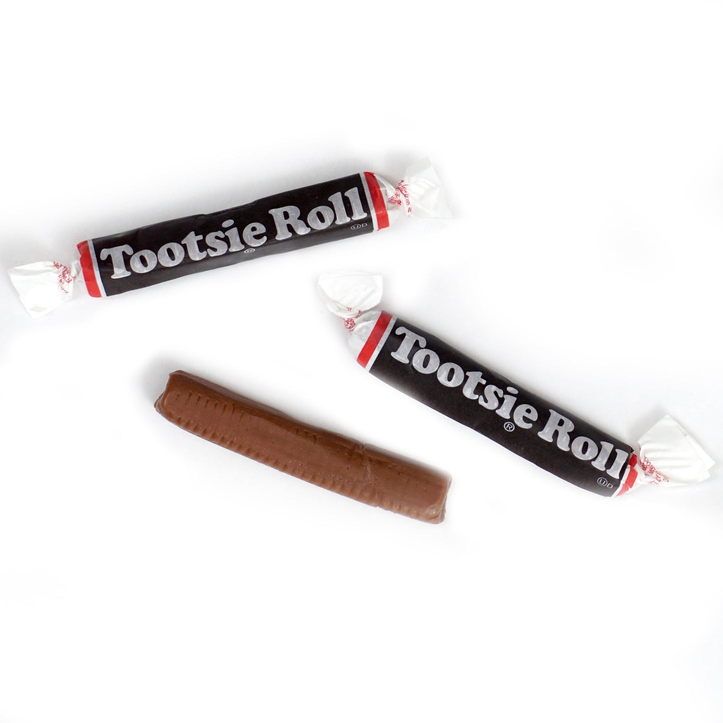 Large Tootsie Rolls, 2lb Bulk Bag (Approx. 85 Pieces), Individually Wrapped Bulk Candy, Chocolate Candy, The Hampton Popcorn & Candy Company