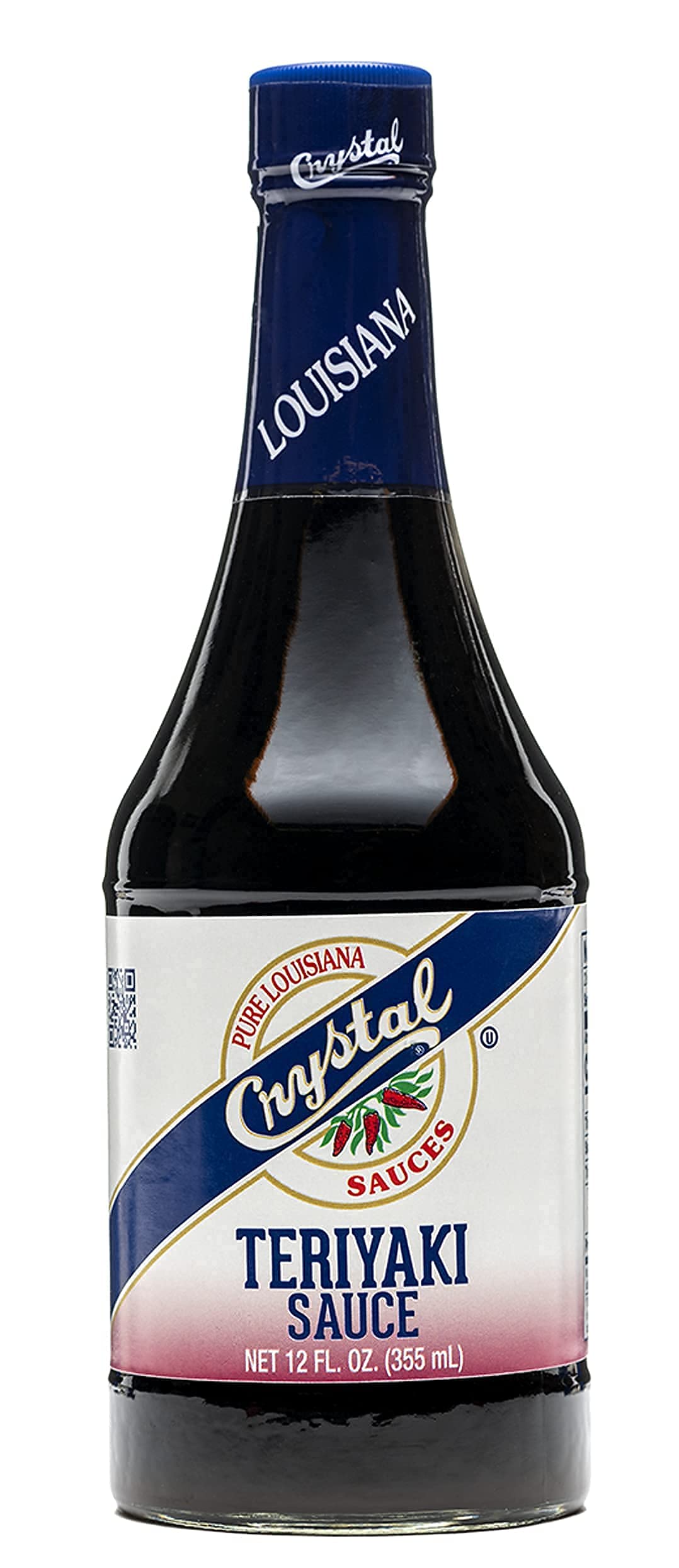 Crystal Louisiana's Teriyaki Sauce, 12 Ounce, Savory Flavor for Poultry, Shellfish, Beef, Great for Grilling, Baking or Smoking