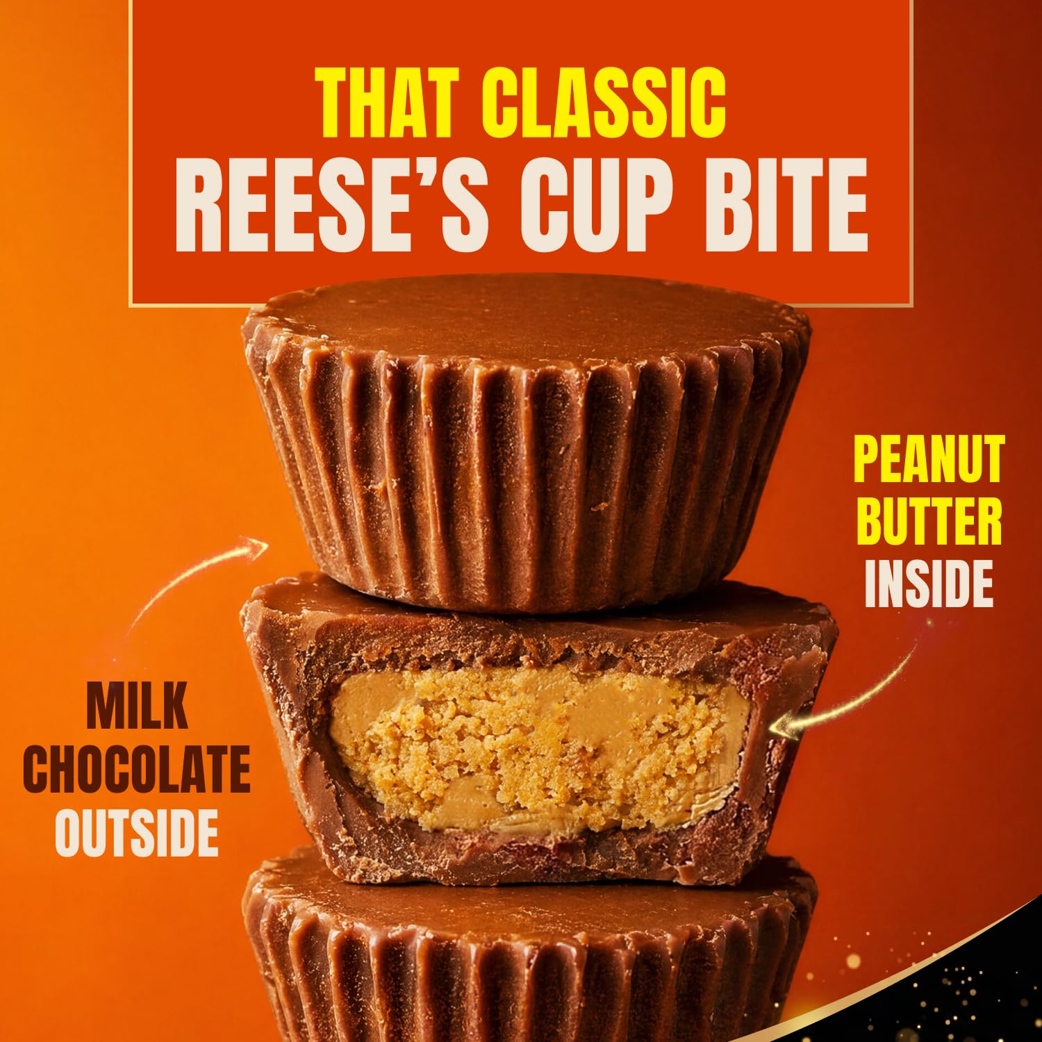 Peanut Butter Cups Miniatures 2 lb - Milk Chocolate Candy with Soft Filling, Individually Wrapped, Bulk Bag, Gluten Free