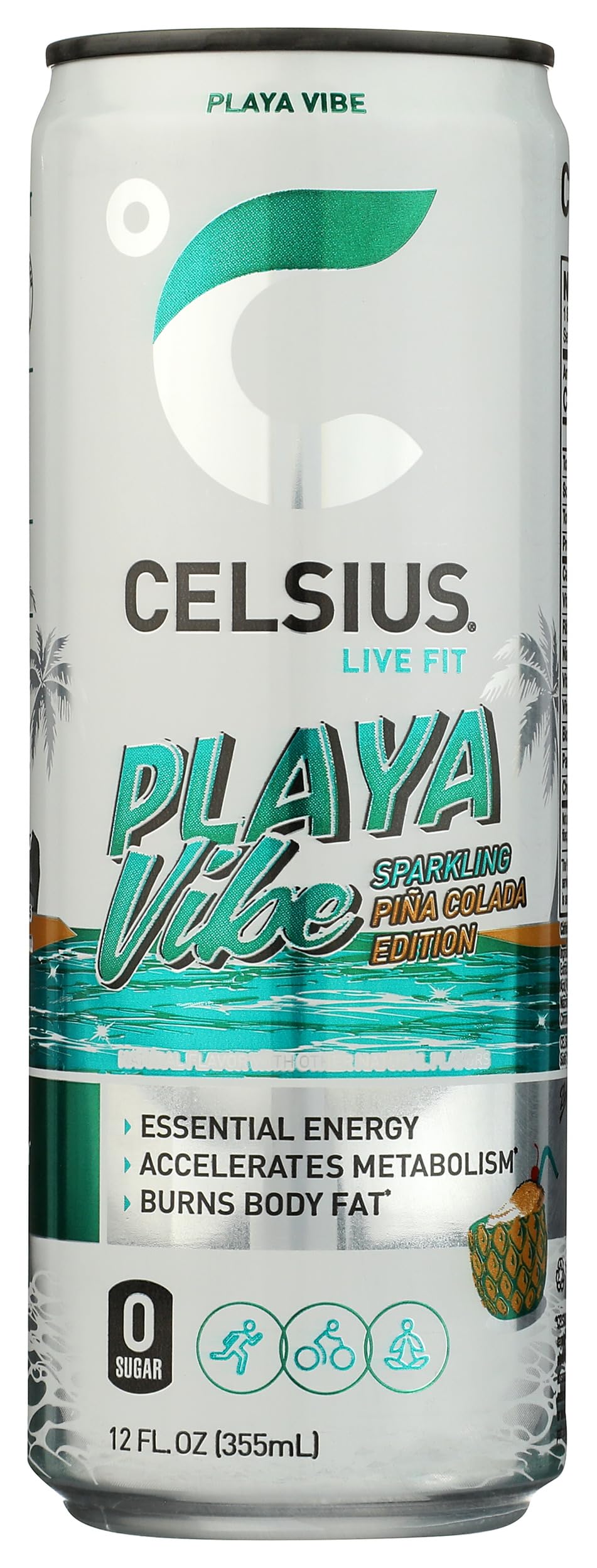 Celsius 12oz SS - Playa Vibe
