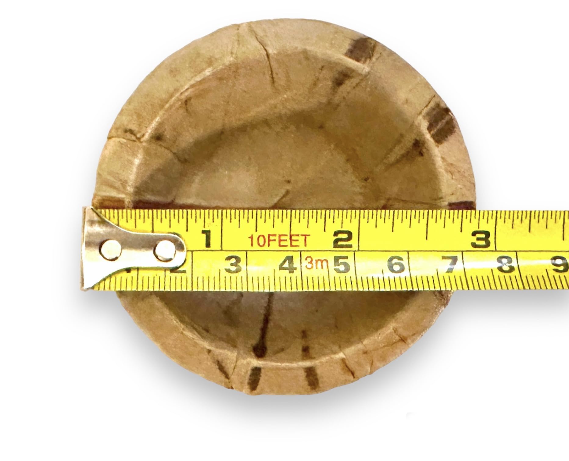 Foliumware Single Use Sal Leaf Bowls (2.9 inch, 50/pack) | Zero Waste, Biodegradable, Backyard Compostable | For Parties, Picnics, BBQ’s, Weddings