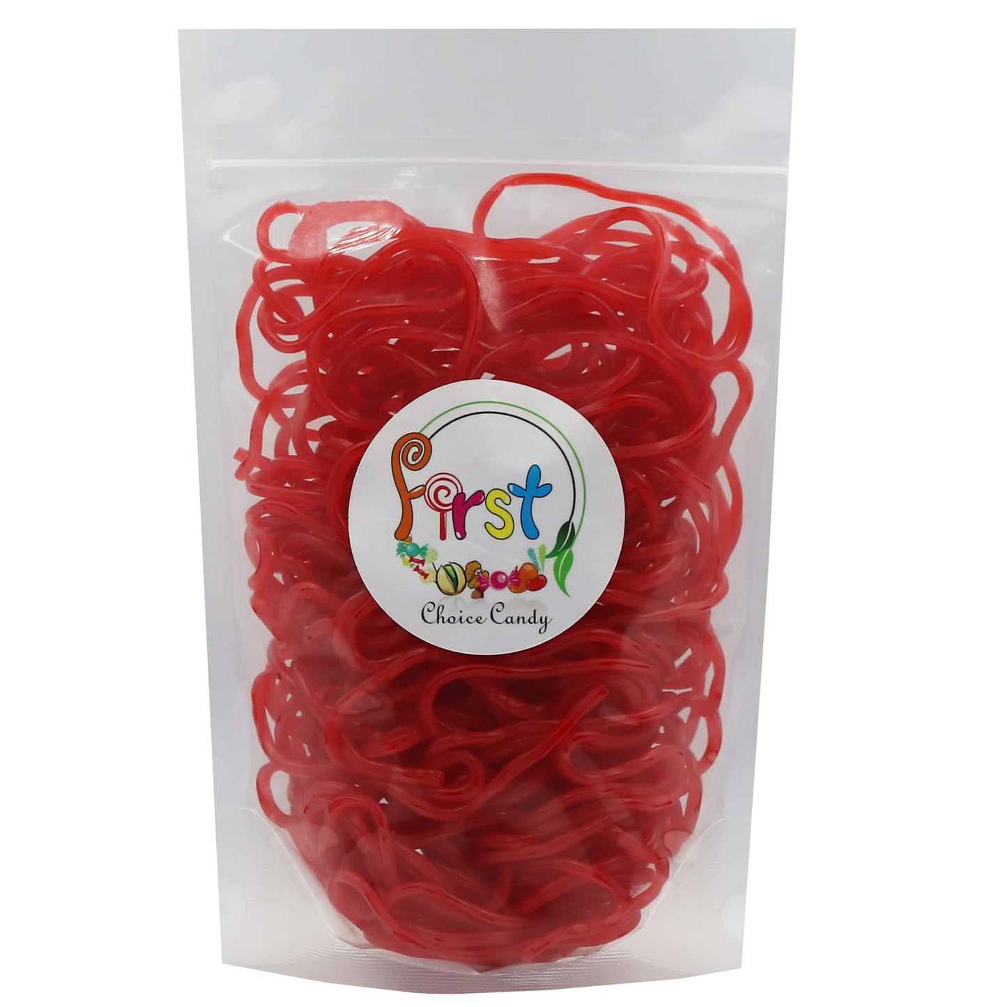FirstChoiceCandy Juicy Licorice Laces Candy (2 Pound (Pack of 1), Red Strawberry)