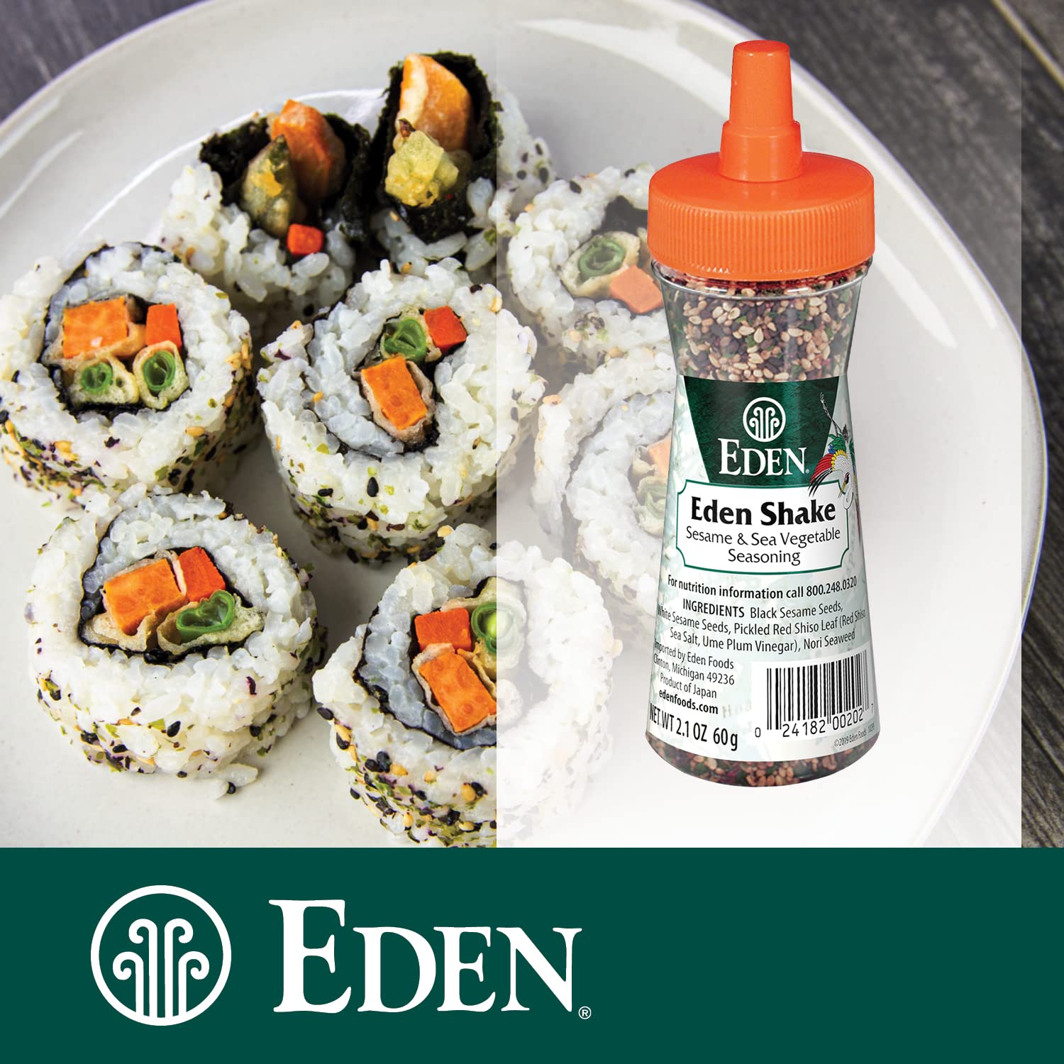 Eden Foods Sesame Vegetable Shake, 2.1 OZ