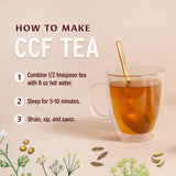 Banyan Botanicals CCF Tea (Cumin, Coriander, Fennel) - Organic Digestion Tea - Traditional Ayurvedic Detox For Supporting Digestion & Gentle Cleansing