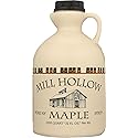 Mill Hollow Maple Organic Very Dark Grade A Maple Syrup, 1 QT