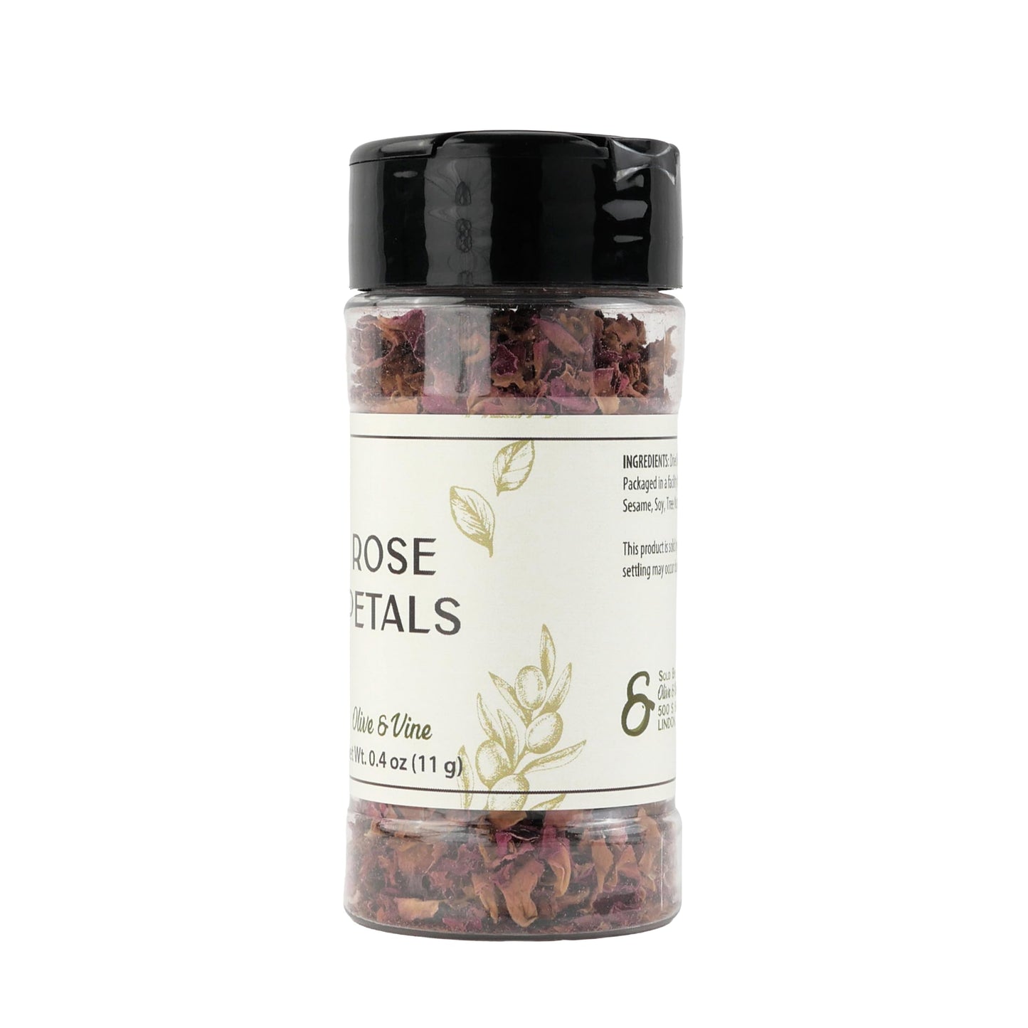 Olive & Vine Rose Petals, Floral Aroma, For Teas & Desserts, Rich Tradition, Authentic Taste, For Global Recipes (0.4 Ounce)