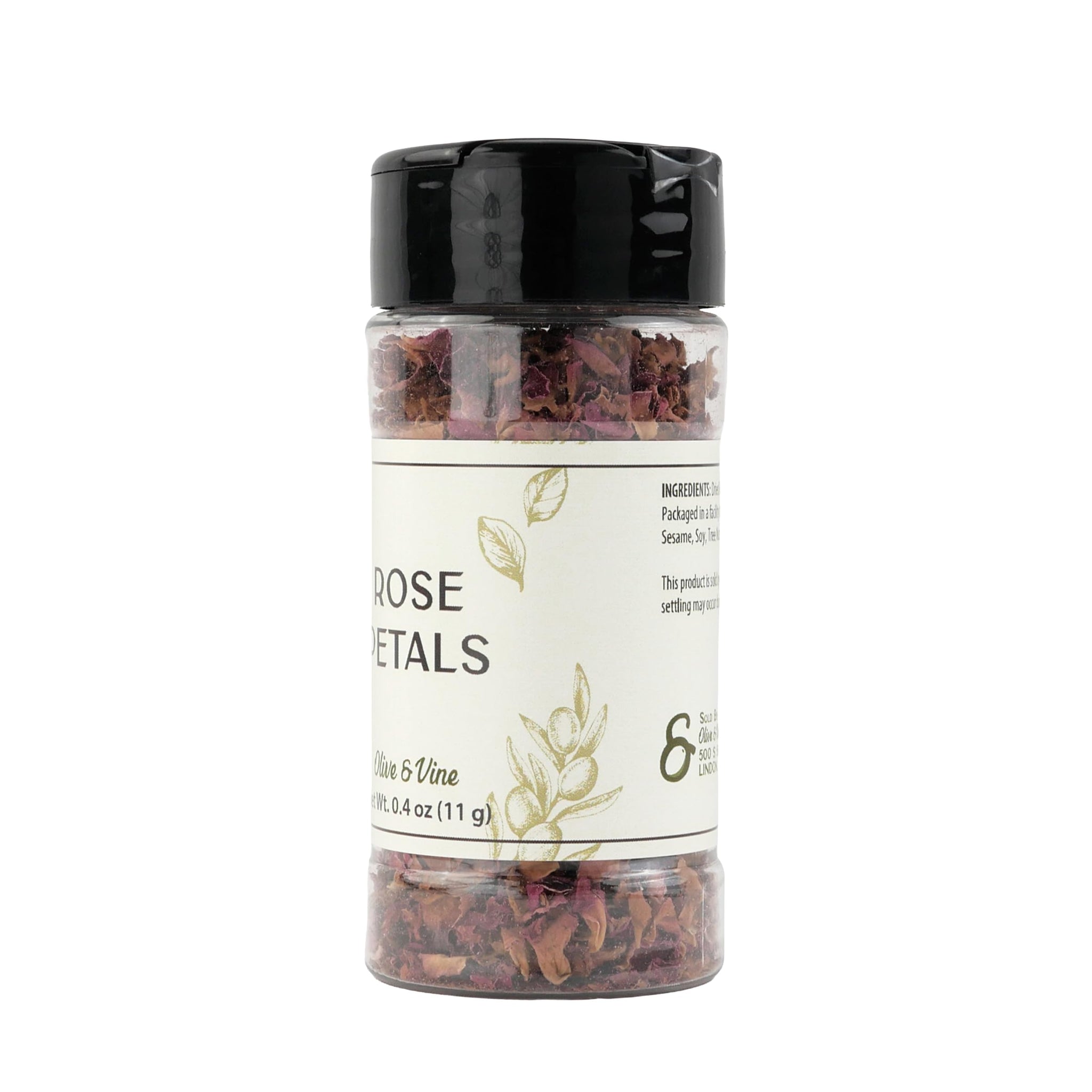 Olive & Vine Rose Petals, Floral Aroma, For Teas & Desserts, Rich Tradition, Authentic Taste, For Global Recipes (0.4 Ounce)