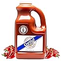 Crystal Louisiana's Pure Hot Sauce, Original - 1 Gallon (128 Fl Oz), Low Sodium, Low Fat, All Natural, Recipe Card Included - Authentic Cajun Flavor