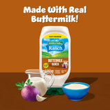 Hidden Valley Buttermilk Ranch Condiment and Dressing, Easy Squeeze Bottle, 24 Fl Oz (Package May Vary)