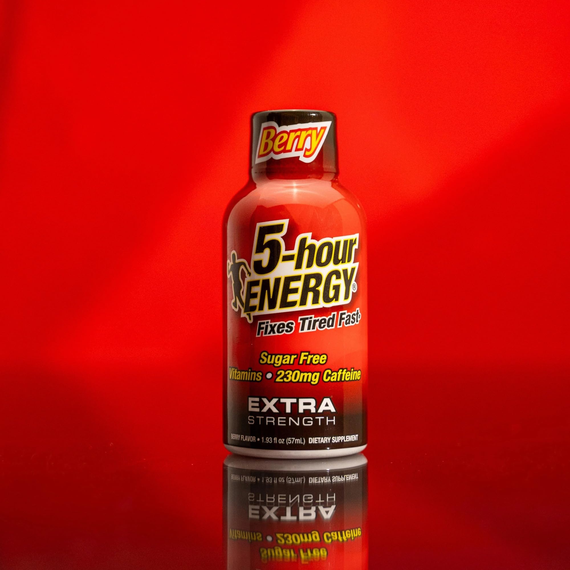 5-Hour Energy Extra-Strength Berry, 1.93 Oz, 12 Bottled Per Pack, Box Of 2 Packs
