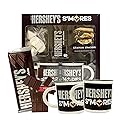 2025 S’mores Holiday Mug Gift Bundle - 2 Festive Mugs with Graham Crackers, Marshmallows & Chocolate Bar - Christmas Hot Cocoa Set