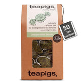 Teapigs Peppermint Leaves Tea Bags Made With Whole Tea Leaves, Natural Ingredients, Non-GMO, Caffeine-Free - 50 Count (1 Pack of 50 Teabags)