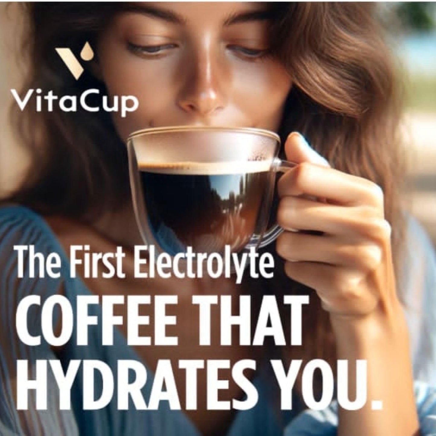 VitaCup Hydration Coffee Pods, The First Coffee That Hydrates You w/Electrolytes, Coconut Water, Pink Himalayan Salt, Magnesium, Medium Roast,Single