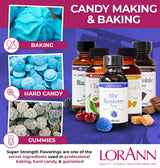 LorAnn Oils Super Strength Flavoring - Used For Candy Making, Flavoring Extracts, Baking, Hard Candy, and Flavor Oils - Bold, Natural Flavors 4X
