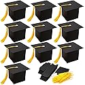 INKNOTE 32 Pcs Graduation cap gift box Graduation party favors mini cap candy boxes Class of 2026 Grad hat favor boxes for Graduation party decoration