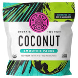 Pitaya Foods - Organic Coconut Smoothie Packs, Pre-Packaged Frozen Fruit Purée, No Added Sugar or Preservatives, Good Source of Fiber & Manganese