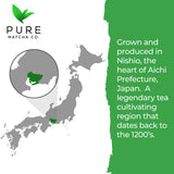 Pure Matcha Co | Premium Ceremonial Grade Matcha Green Tea Powder | Authentic Japanese Origin | Sugar Free | 30g, 1.06oz