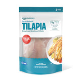 Amazon Grocery, Farm-Raised Tilapia, Boneless Skinless Fillets, 2 Lb (Previously Amazon Fresh Brand, Packaging May Vary)